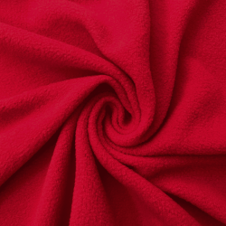 Флис Односторонний 130 гр/м2, цвет Красный (на отрез)  в Ялта