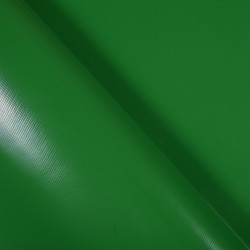 Ткань ПВХ 450 гр/м2, Зелёный (Ширина 160см), на отрез  в Ялта