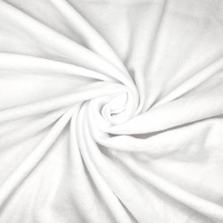 Флис Односторонний 130 гр/м2, цвет Белый (на отрез)  в Ялта