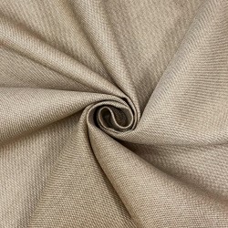 Ткань Рогожка (мебельная), цвет Бежевый (на отрез) (100% полиэстер) в Ялта