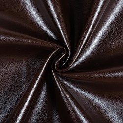 Ткань Дерматин (Кожзам) для мебели, цвет Темно-Коричневый (на отрез)  в Ялта