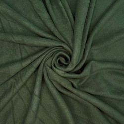Ткань Флис Односторонний 130 гр/м2, цвет Темный хаки (на отрез)  в Ялта