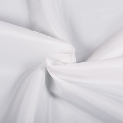 Ткань подкладочная Таффета 190Т, цвет Белый (на отрез)  в Ялта
