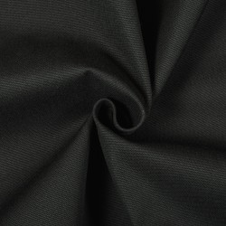 Ткань смесовая Канвас 35/65, цвет Черный (на отрез)  в Ялта
