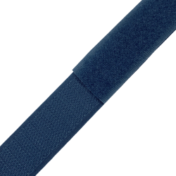 Контактная лента 25мм  Синий (велькро-липучка, на отрез)  в Ялта