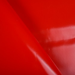 Ткань ПВХ 450 гр/м2, Красный (на отрез)  в Ялта