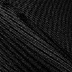 Прорезиненная ткань Оксфорд 600D ПВХ, Черный (на отрез)  в Ялта
