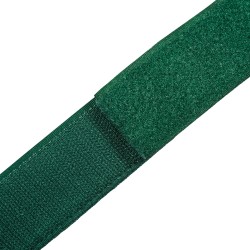 Контактная лента 40мм (38мм) цвет Зелёный (велькро-липучка, на отрез)  в Ялта