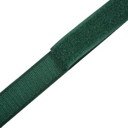 Контактная лента 25мм цвет Зелёный (велькро-липучка, на отрез)  в Ялта