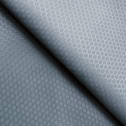 Ткань Оксфорд 300D PU Рип-Стоп СОТЫ, цвет Серый (на отрез)  в Ялта