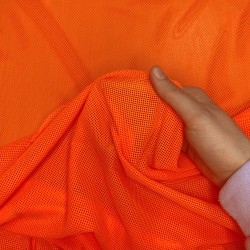 Трикотажная Сетка 75 г/м2, цвет Оранжевый (на отрез)  в Ялта