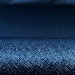 Ткань Блэкаут для штор светозатемняющая 100% &quot;Орнамент Синий&quot; (на отрез)  в Ялта
